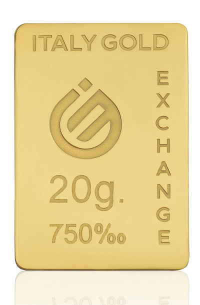 Lingou de Aur 18 K de 20 g. - Idee Cadou Amuletă Norocoasă - IGE Gold
